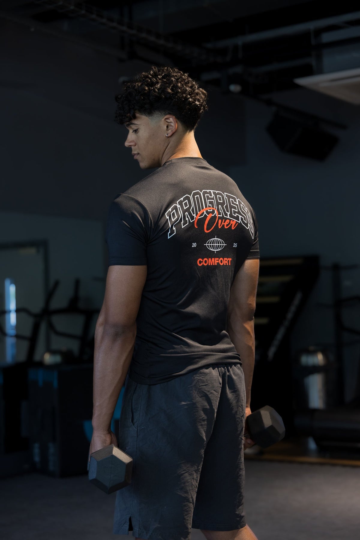 Progress Over Comfort T (Black)